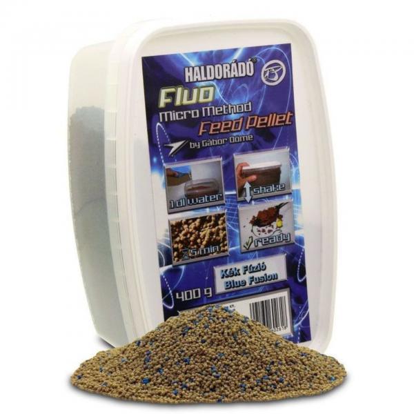 Haldorádó Fluo Micro Method Feed - Kék Fúzió Etető Pellet