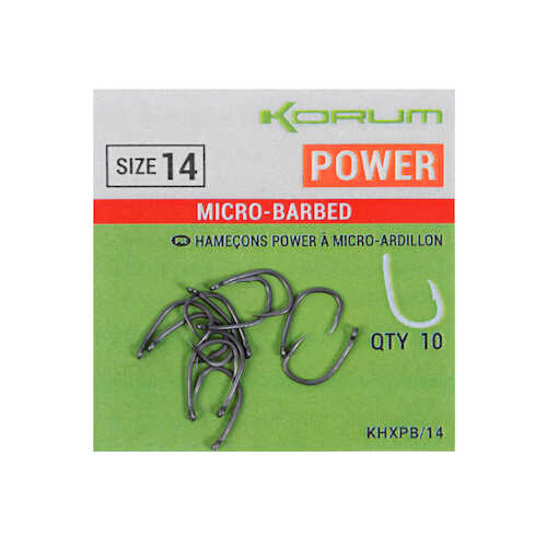 XPERT POWER MICRO BARBED HOOKS - SIZE 8 