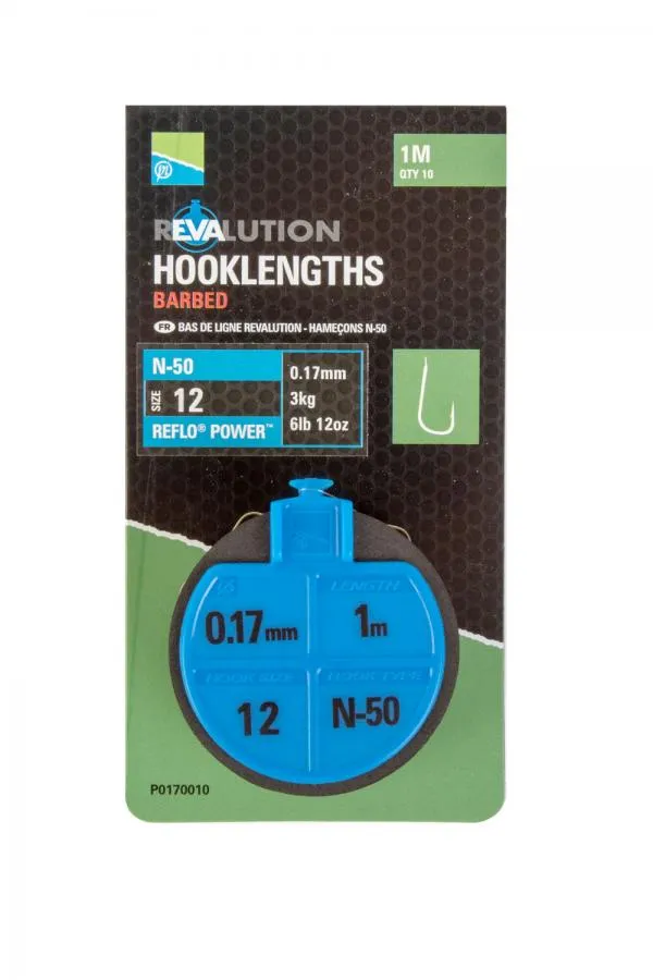 REVALUATION HOOKLENGTHS - N50 SIZE 10