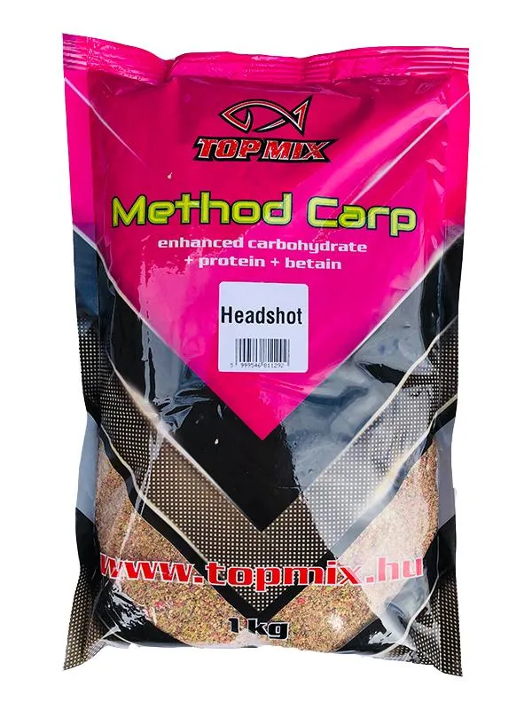 TOPMIX Method Carp Headshot (Kéksajt - Kagyló) 1kg etetőanyag 
