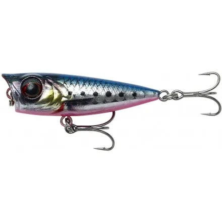 3D MINNOW POPPER 4.3CM 2.6G FLOATING PINK BELLY SARDINE PHP